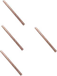 Mobestech Copper Dowsing Rods 4pcs Copper Rod divining Rod rods detect Gold Rod Copper dowsing Rod Tools Rotary Tool 12mm Copper