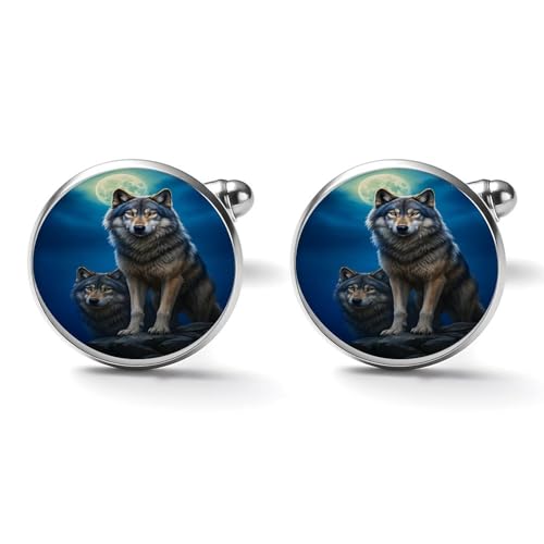 Mancuernillas redondas CASOWAT para hombre miniatura 2