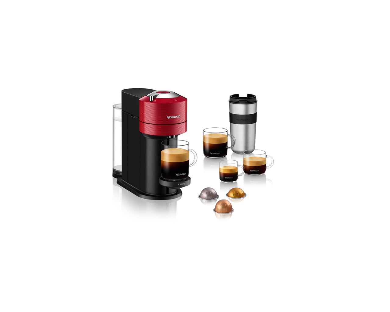 Nespresso Krups YY4296FD Espresso Maker Red