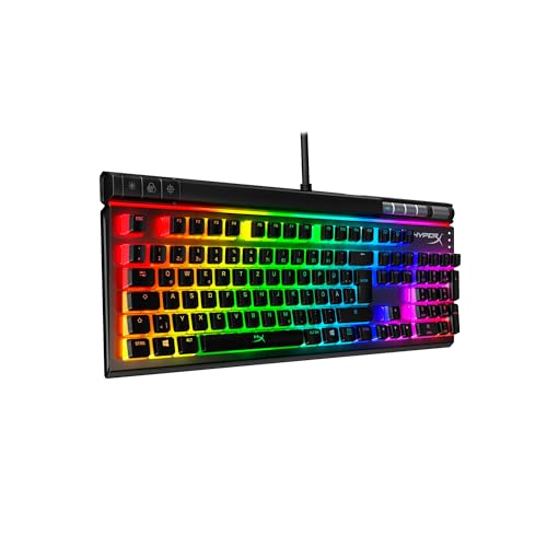 HyperX WAVE Alloy Elite 2 RGB HPX Rojo teclado mecánico de alta precisión con luces dinámicas 6