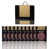 ENRIQUE GARCÍA - Salchichón Ibérico de Bellota, 10 Sobres Envasados al Vacío de, 100 g Aprox. Acabado plástico. Caja regalo de cartón