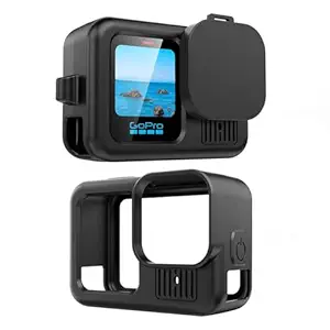 Action Pro Silicone Protective Cover with Lanyard and Lens Cap Compatibile with GoPro Hero 13 Action Camera