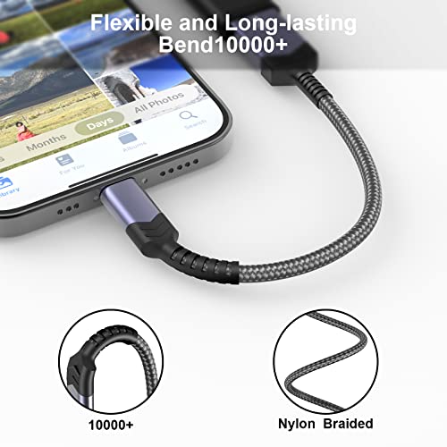 Lightning To Usb Camera Otg Adapter For Iphone,[Apple Mfi Certified]Usb 3.0 Otg Cable Adapter Female Converter Supports Usb Flash Drive,Gamepad,Hubs,Mouse,Keyboard,U Disk,Midi Compatible With Ipad Ios #TOP5