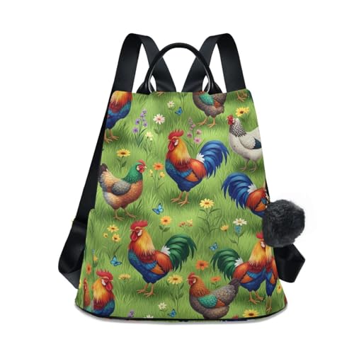 Sac à dos coloré pour femme au design élégant et sécurisé par un compartiment zippé au dos