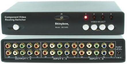 4x2 Component Routing Switcher Ir 230mhz Sb 5460 By Shinybow