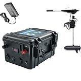 HJGHY 24v,200Ah, Batteria elettrica per elica Esterna al Litio da 12 V, 24 V, 48 V, 60 Ah, 80 Ah, 120 Ah, 200 Ah, per Barca da Pesca, Batteria di propulsione Marina