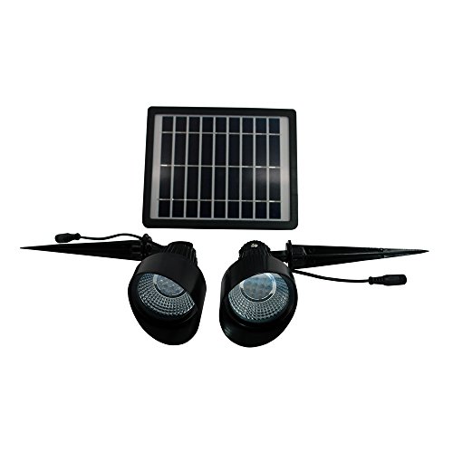 Sgg-S24-Cw Cool White Solar Flag Pole And Spot Light By Solar Goes Green #TOP1