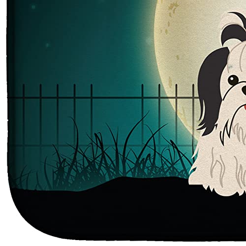 Tapis évier Shih Tzu Halloween pour protéger le plan de travail de l'eau
