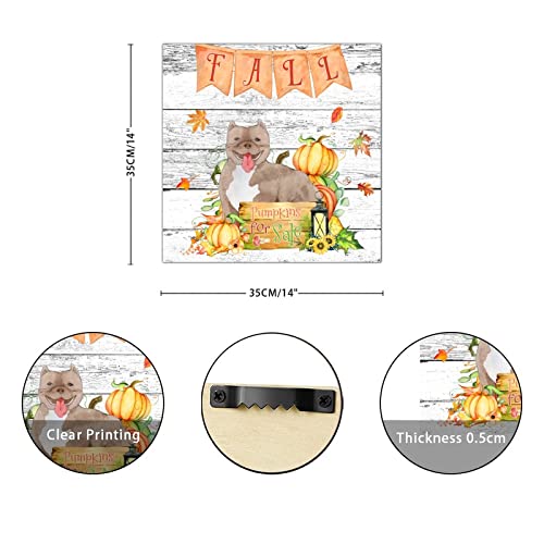 Plaque murale classique en forme de citrouille design rustique - 3