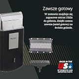 Wahl Mobile Shaver – Bezprzewodowa Golarka Elektryczna z Etui Podróżnym – Elastyczna Folia Tnąca dla Bardzo Dokładnego Golenia
