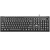 Rii RK907 Ultra-Slim Compact USB Wired Keyboard for Mac and PC,Windows 10/8 / 7 / Vista/XP (Black) (1PCS)