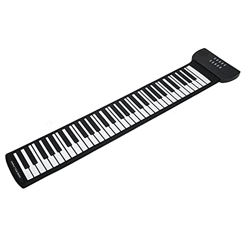 Tomantery Roll Up Piano, Fonction d’enregistrement Instrument de Musique électronique Hand Roll Piano Teaching Mode avec Port Casque pour Enfants pour la fête pour la Classe d’enseignement - Les Beatles, Paul McCartney, John Lennon, RIngo Starr, George Harrison Tomantery Roll Up Piano, Fonction d'enregistrement Instrument de Musique électronique Hand Roll Piano Teaching Mode avec Port Casque pour Enfants pour la fête pour la Classe d'enseignement – Image 5