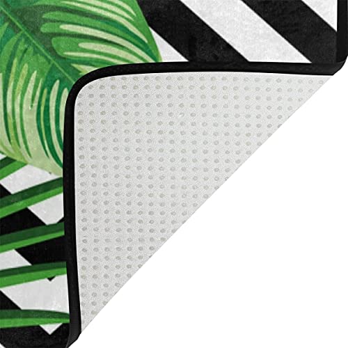 Alaza Sommer Exotic Jungle Tropische Palme Blätter, ein Wohnzimmer Teppich Teppiche Vorleger für Schlafzimmer fein 7'x5' mehrfarbig - Image 6