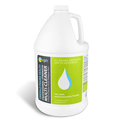 Hypochlorous Acid Cleaner (500 PPM) â€“ Professional Grade Surface Cleaner for Medical and Dental Professionals - All Purpose Hypochlorous Cleaner for Home, Office, Gym, & School (1 Gallon)