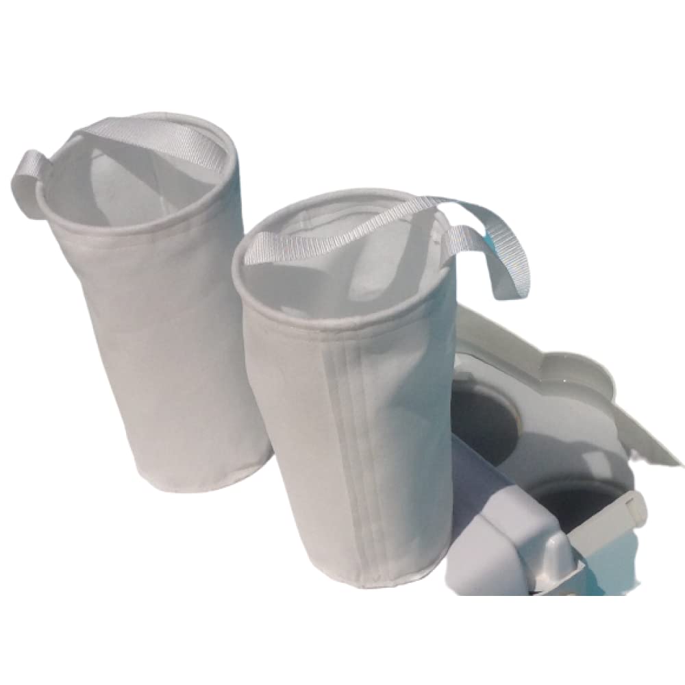 EasyFilter Lot de 2 Poches de Filtration 5 Microns – Compatible FILTRINOV MX18/MX25, Racer 20, Axéo, Aquinox