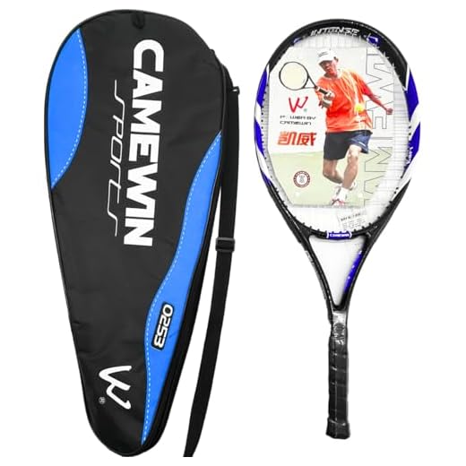 Raquete de Tênis Liga de Alumínio Alto Desempenho 27 Polegadas com Estojo Camewin