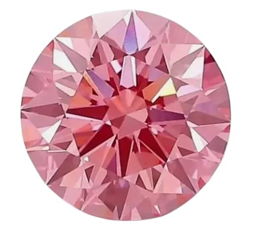 3.04 Ct Natural Pink Diamond – Certified Round Cut, VVS1 Clarity, D Color, 9.50mm | Loose Gemstone for Fine Jewelry & Romantic Gifts