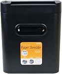 Royal Machines 100X 10-Sheet Full-Size Cross-Cut Shredder with Console, Black
