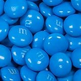 500pcs Blue Candy M&M's Milk Chocolate, Blue Candy for Candy Buffet (1lb, 500pcs) Baby Shower, Graduation, Birthday Wedding Party Favors