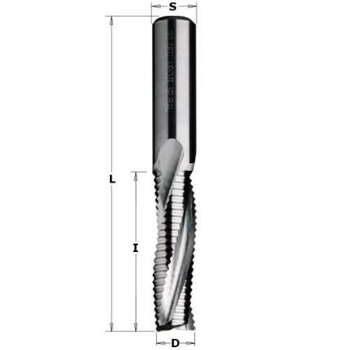 CMT ORANGE TOOLS 195.081.12 - FRESA HELICOIDAL Z3/R POS. D=8X32X80 HWM SX