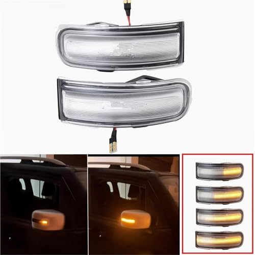 Luces de giro LED dinámicas para Jeep Renegade 2015-2022 intermitentes secuenciales ámbar 2