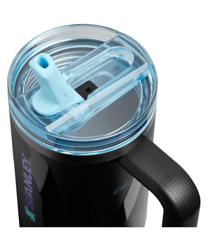 Image of STANLEY x Caitlin Clark Quencher ProTour Flip Straw Tumbler with Leakproof Lid, 30 oz | Built-in Straw and Handle | Cup Holder Compatible for Travel | Insulated Stainless Steel | BPA-Free | Blacktop