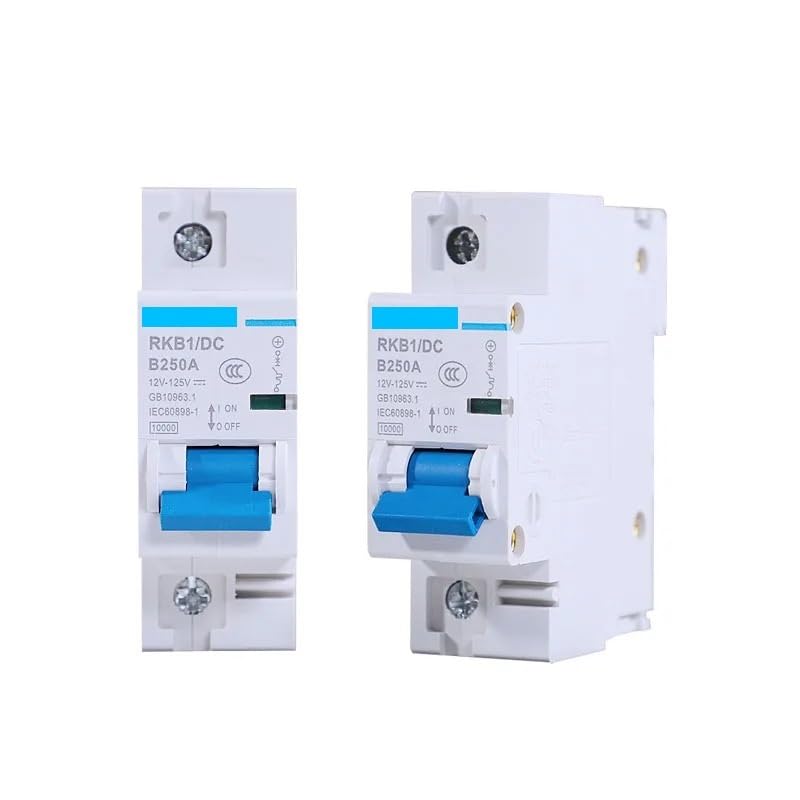Disjoncteur DC 12V 24V 48V 125A 2P interrupteur protection solaire