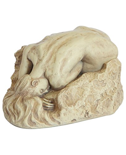 Culture Spot Reclining Female Nude Statue By Auguste Rodin With Stone Finish | Indoor Placement | Museum Replica | Ivory Tones | 4 Inches High 7 Inches Wide #TOP14