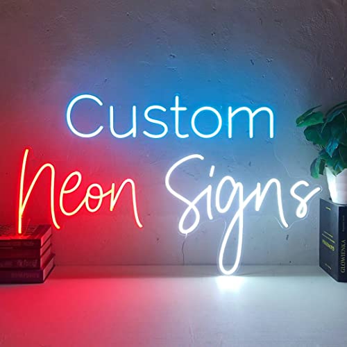 Create a Unique Glow in Any Room with AOOS Custom Dimmable LED Neon Signs for Home, Bedroom, Salon, and Dining Room Wall Decor