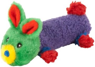 Boss Pet Chomper Noodle Doodle Squeaker Toy for Pets, Small, Assorted Animals, Assorted Colors