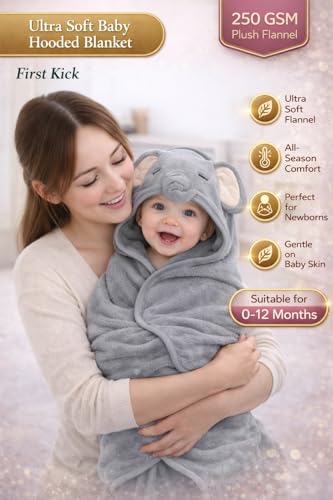 Image of BRANDONN Baby Blanket Newborn Combo Gift Pack of Swaddle Wrapper, 0-9 Months, Length 68 cm x Width 68 cm, Pack of 2 Pcs.