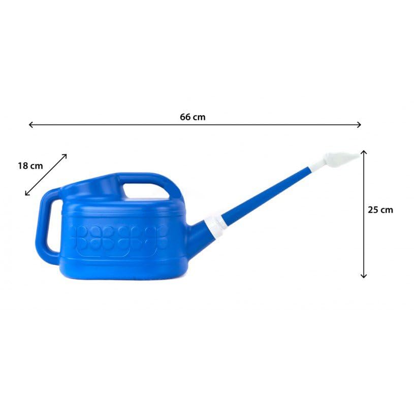 IRUN BONSAI Arrosoir pour bonsaï, 6 litres, bleu, avec embout d'arrosage type pluie