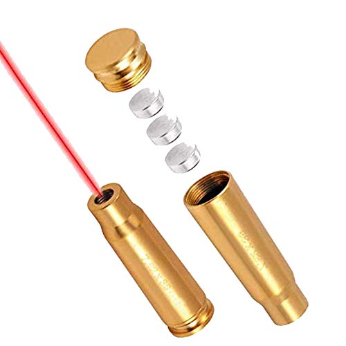 360 Tactical 7.62X39Mm Bore Sight Red Dot Laser With Four Batteries-Boresight Sighting Caliber For Hunting #TOP1