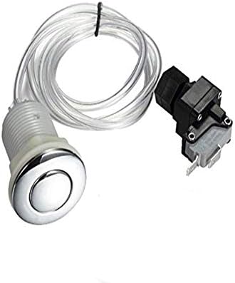 Garbage Disposal Air Switch Spa Bathtub Air Switch Button Kit Chrome Hot Tub Garbage Disposer or Evolution Food Waste Equipment