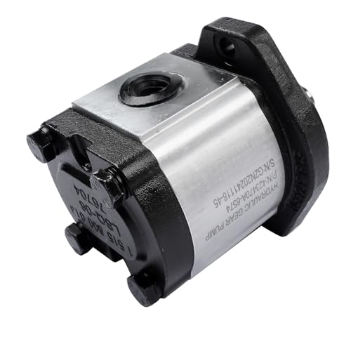Image of Hydraulic Gear Pump 2-9 GPM 3 /4 inch Keyed Shaft CID 0.61 CW Right SAE A-2 Bolts Cast Iron Flange HGP CI34K-A02-061R