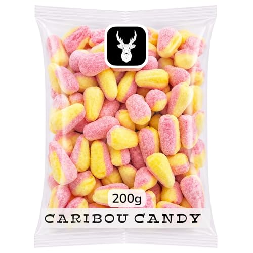Pear Drops 200g Traditional Crystallised Pink & Yellow Pear Flavoured Hard Boiled Sweets Clear Pillow Pack Retro Pick n Mix Sweet Shop Favourite