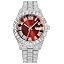 42mm Silver Red