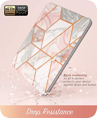 i-Blason for iPad Air 11 inch Case M2 6th Generation 2024 [Built-in Screen Protector & Pencil Holder] Full-Body Trifold Stand Protective Smart Cover for iPad Air 5th/4th Gen 10.9 inch 2022/2020, Pink - Image 4