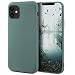 Produktbild Moozy Minimalist Series Silikon Hülle für iPhone 12, iPhone 12 Pro, Blau Grau - Mattes Finish, Dünne, Weiche TPU-Handyhülle Schutzhülle