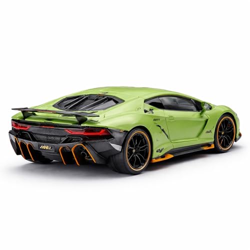 Image of Lamborghini Centenario 1:35 Scale Die Cast Metal Car - Pull Back Supercar Model with Openable Doors, Lights & Sound, Collectible Showpiece for Kids 6+ & Car Enthusiasts
