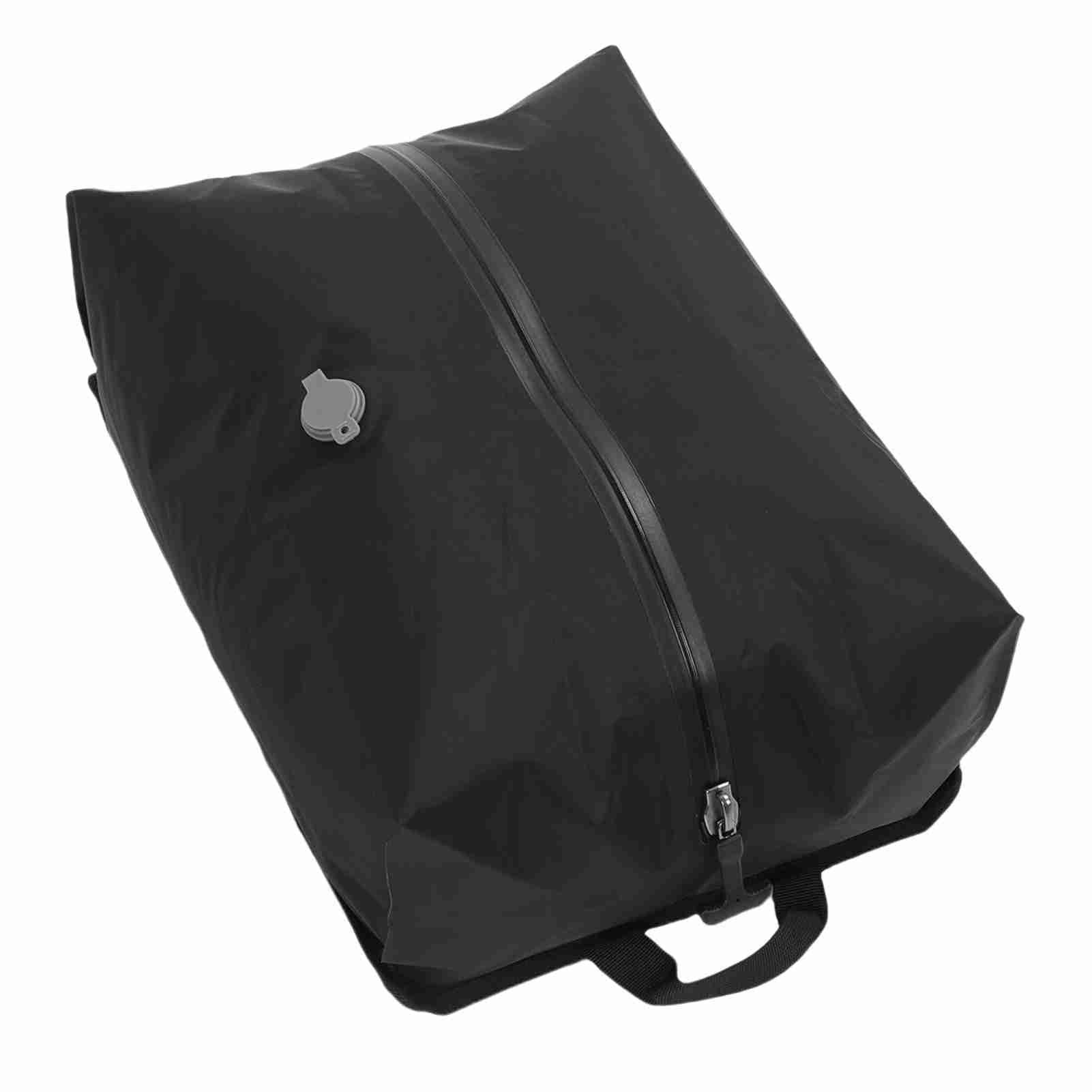 VBESTLIFE Bolsa de Vacío 16L para Viajar, Bolsa de Compresión Reutilizable de TPU 70D con Diseño Impermeable, Espacio de Ahorro para la Maleta, Mochila y Continuar (BLACK)