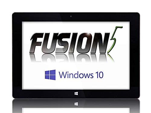10" Fusion5 Ultra Slim Windows Tablet PC- (Full Size USB 3.0, Intel Quad-core, 5MP and 2MP Dual Cameras, HDMI, Bluetooth, Windows 10 Home Tablet Computer) (64GB)