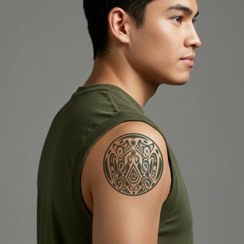 Jacob Wolf Tattoo - Jacob Arm Temporary Tattoo Quileute/Native American