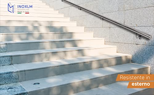 Garde-corps d'escalier contre les chutes rampe inox 304 robuste 3m - 8