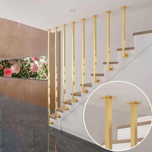 Rampe d'escalier intérieur 155cm noir mat garde-corps loft - 6