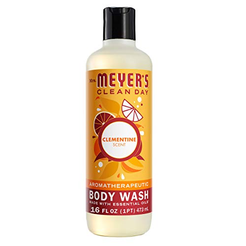 Mrs. Meyer's Moisturizing Body Wash For Women And Men, Biodegradable Shower Gel Formula Made With Essential Oils, Clementine, 16 Oz #TOP4