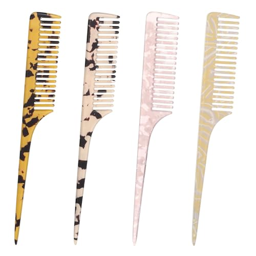 Peines Rat Tail Antiestáticos 4 Piezas para Mujeres miniatura 1