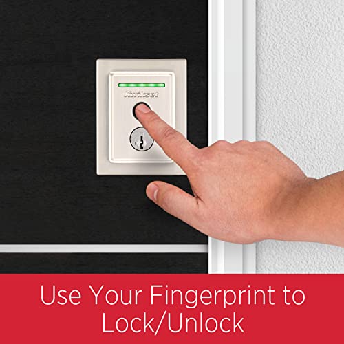 Kwikset Halo Wi-Fi Smart Door Lock, Keyless Entry Electronic Fingerprint Contemporary Deadbolt With Smartkey Security, No Hub Required App Remote Control, Satin Nickel #TOP2