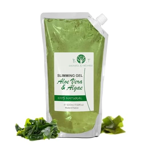 Alger & Aloe Vera Gel - Slimming Anti-celluliter Detox Fuktgivande Firming Gel 500 ml I 17,59 Fl oz