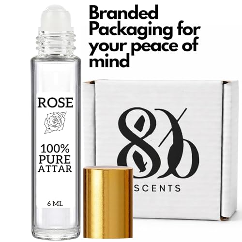 Image of 80% Scents Rose Attar Original 6ml | Attar Perfume for Men